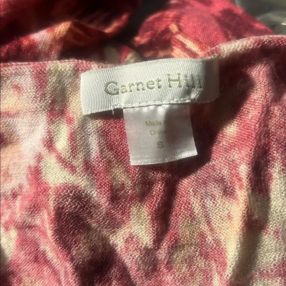 Garnet Hill Multi Color Cardigan, size Small - Picture 4 of 4